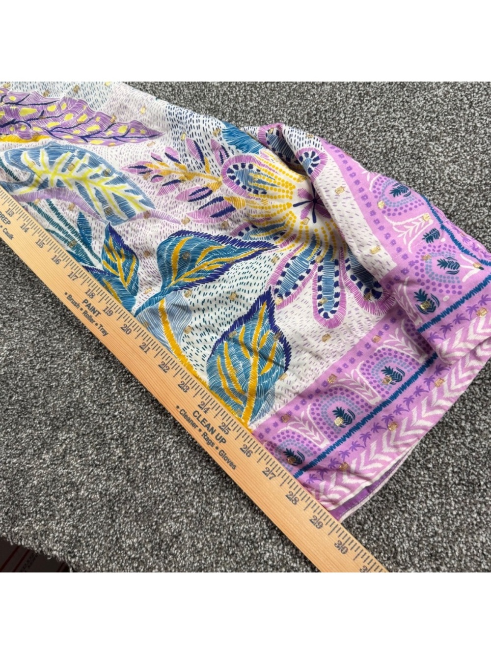Farm Rio XL Purple tropical toucan wide leg palazzo pants - Picture 9 of 11
